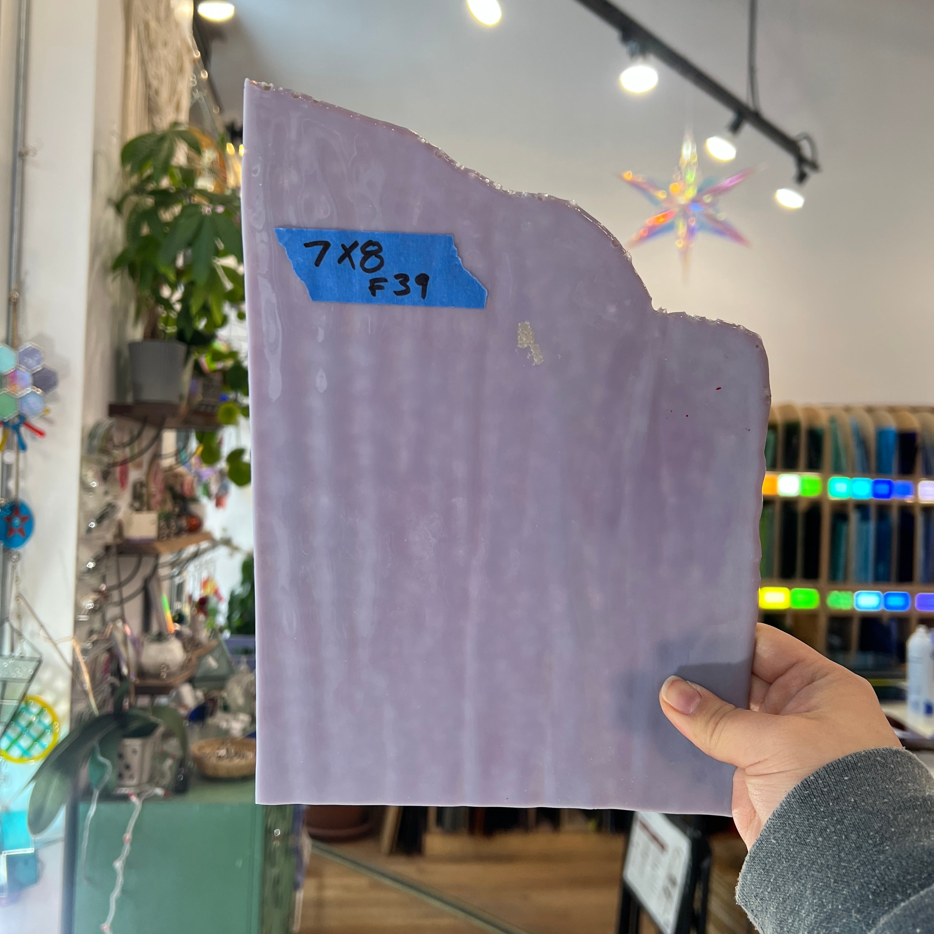 Lady Lilac - Patreon Vault Sheet Glass Colorado Glassworks