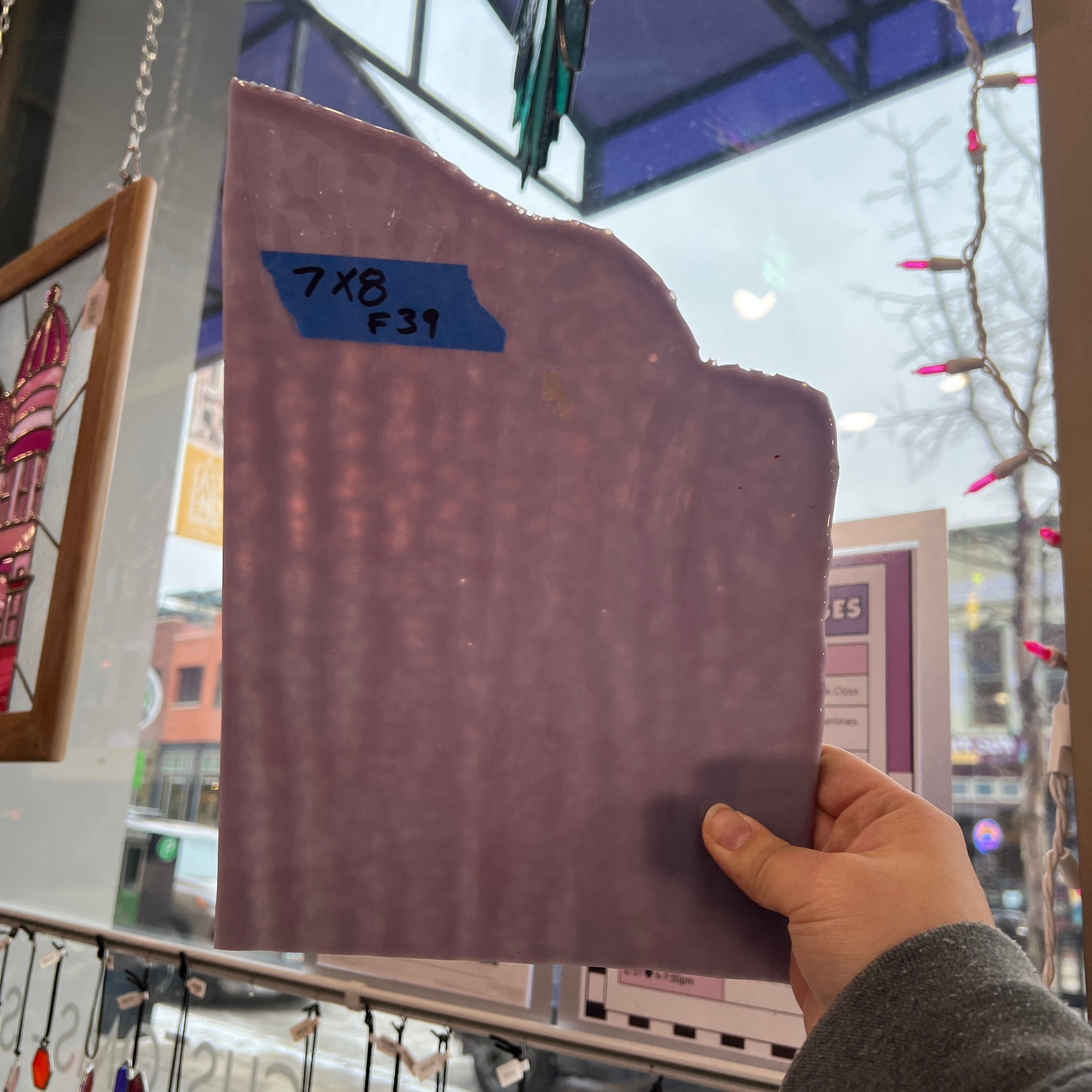 Lady Lilac - Patreon Vault Sheet Glass Colorado Glassworks