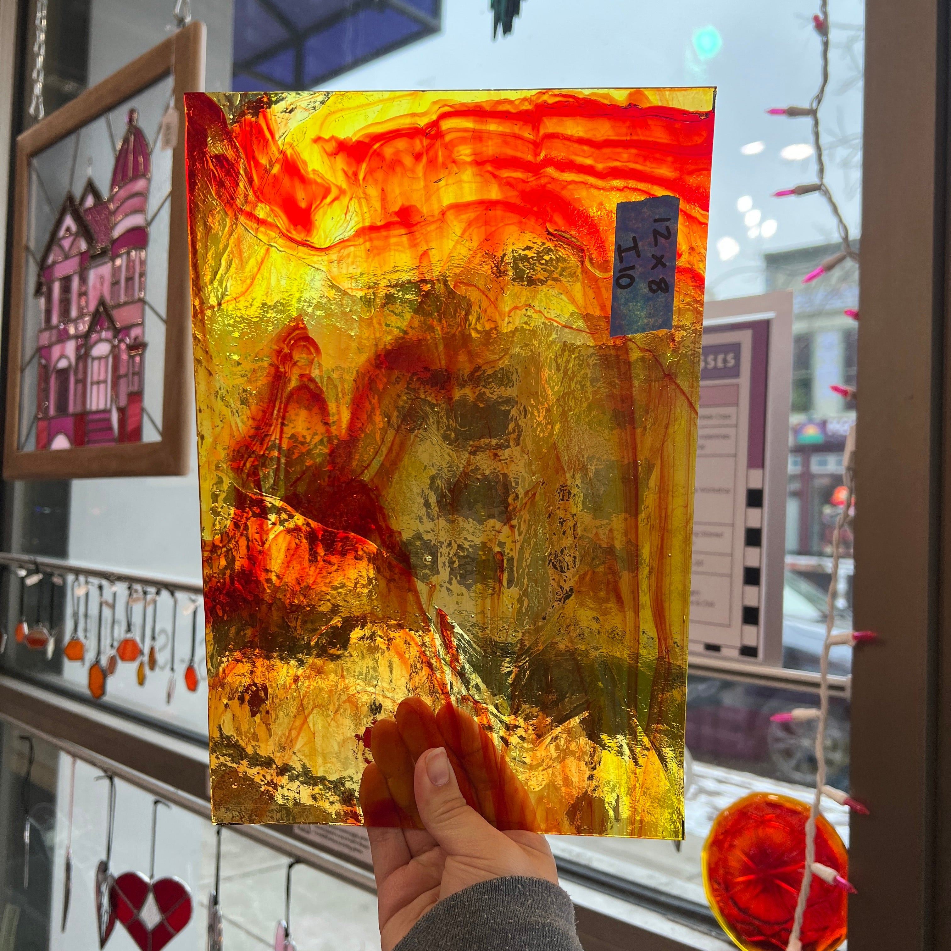 Flames of Fury - Patreon Vault Sheet Glass Colorado Glassworks