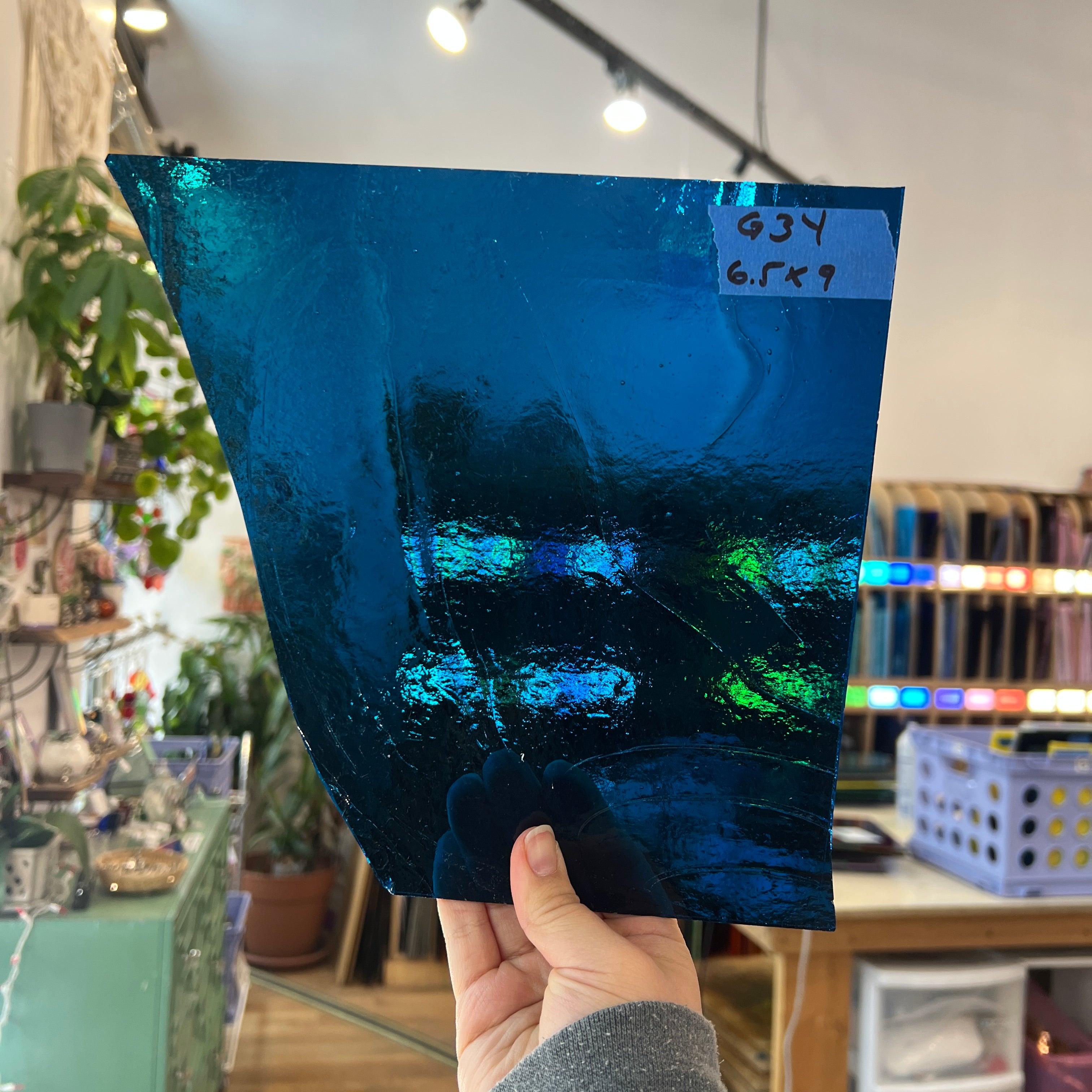 Blue Hawaiian - Patreon Vault Sheet Glass Colorado Glassworks