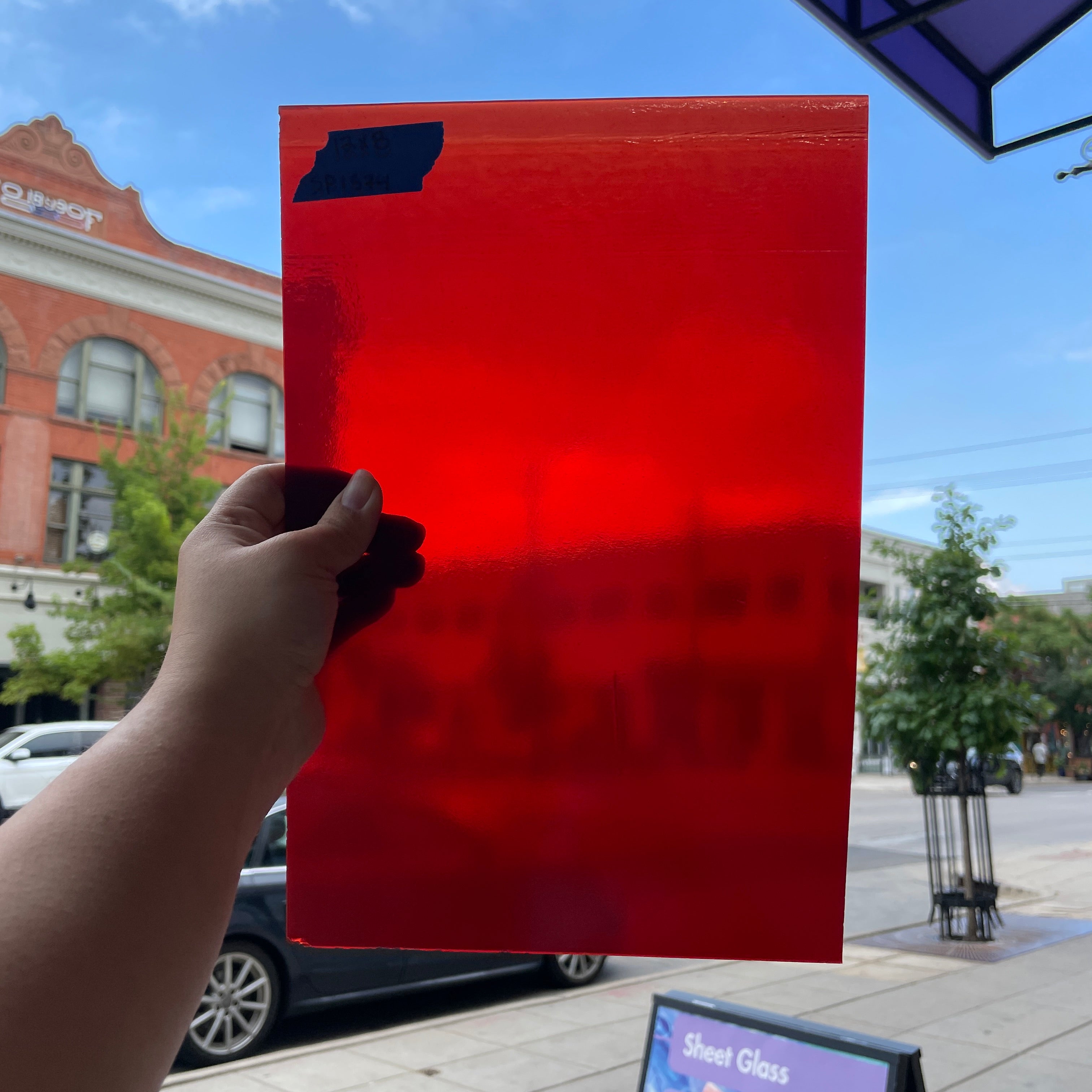 Burnt Umber Transparent Spectrum Sheet Glass Colorado Glassworks