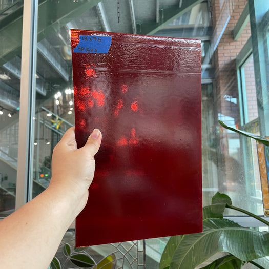 Burnt Umber Transparent Spectrum Sheet Glass Colorado Glassworks SP1573 (12x7.5in)