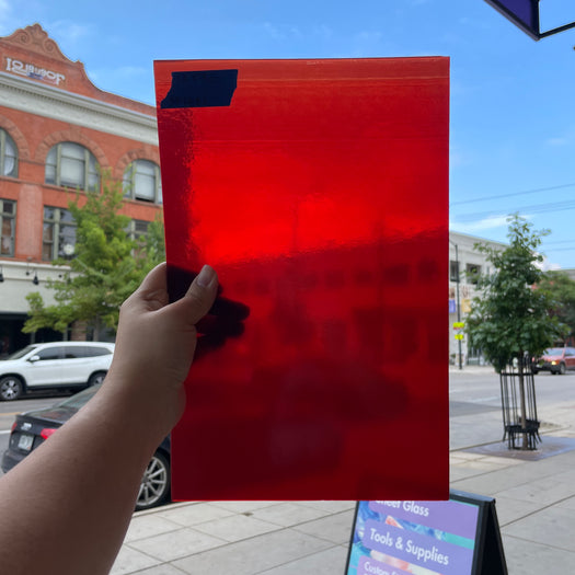Burnt Umber Transparent Spectrum Sheet Glass Colorado Glassworks