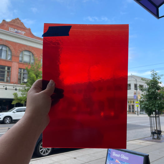 Burnt Umber Transparent Spectrum Sheet Glass Colorado Glassworks