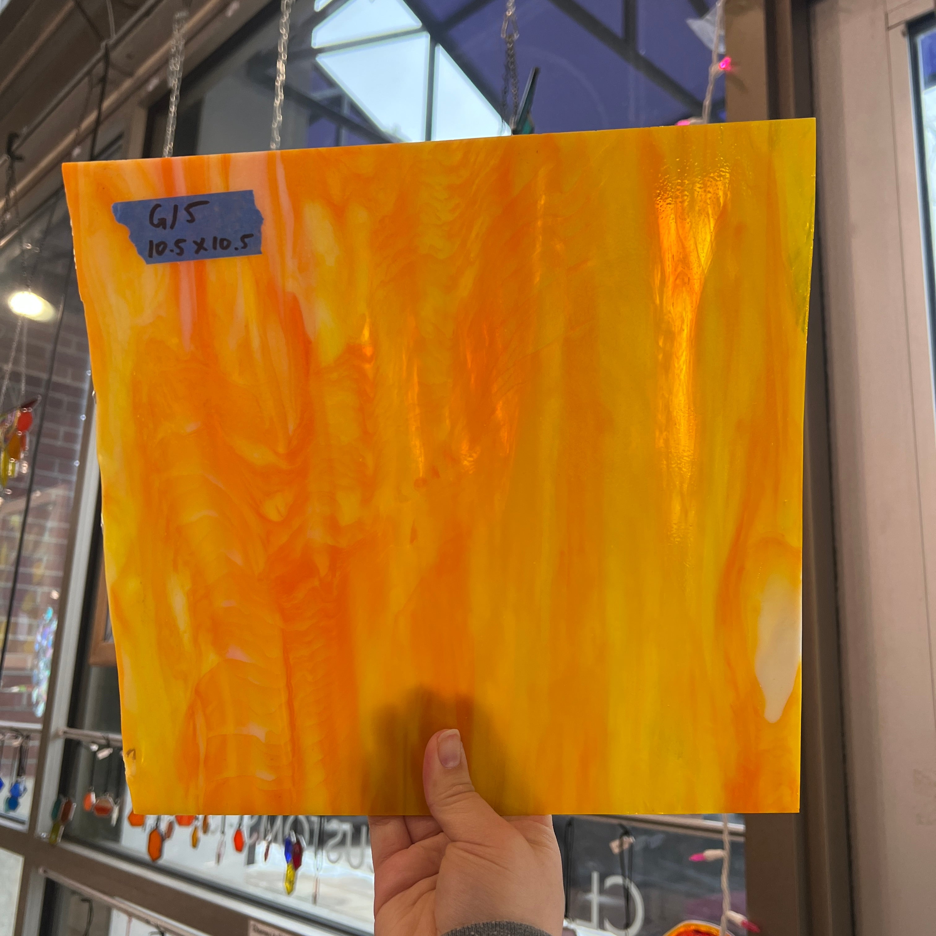 Mimosa Morning - Patreon Vault Sheet Glass Colorado Glassworks