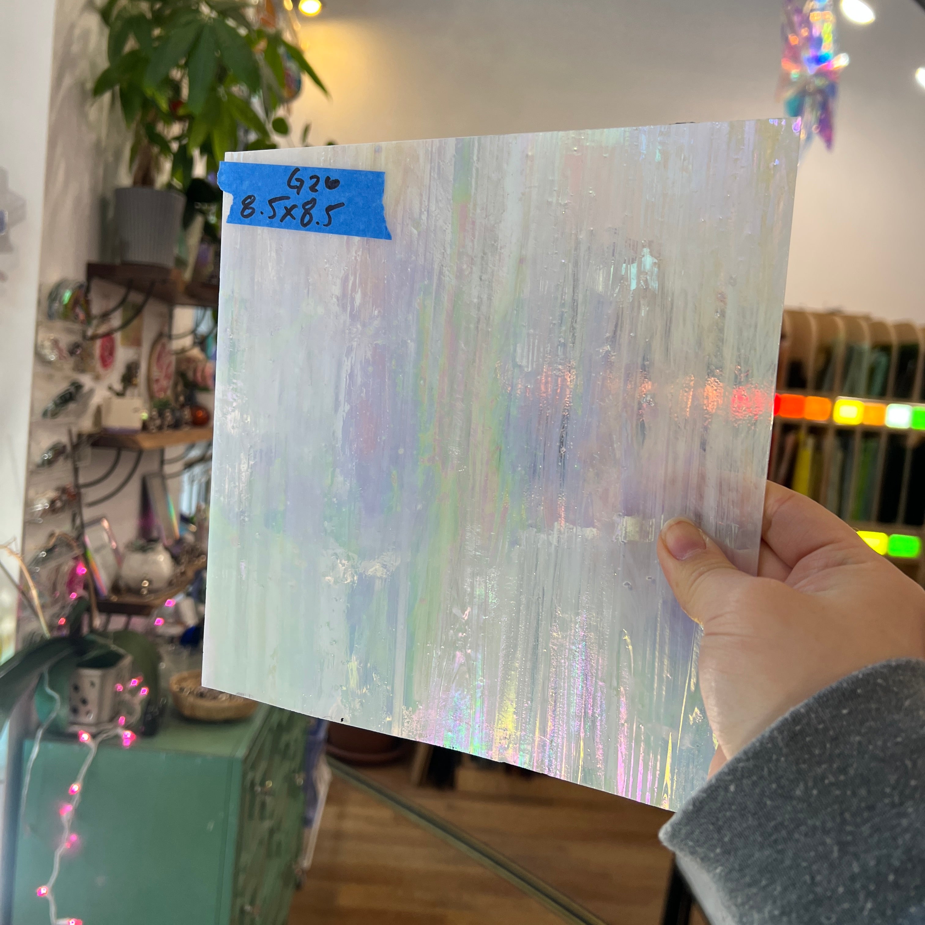 Mother of Pearl - Patreon Vault Sheet Glass Colorado Glassworks 8.5x8.5in (ARM-19945005)