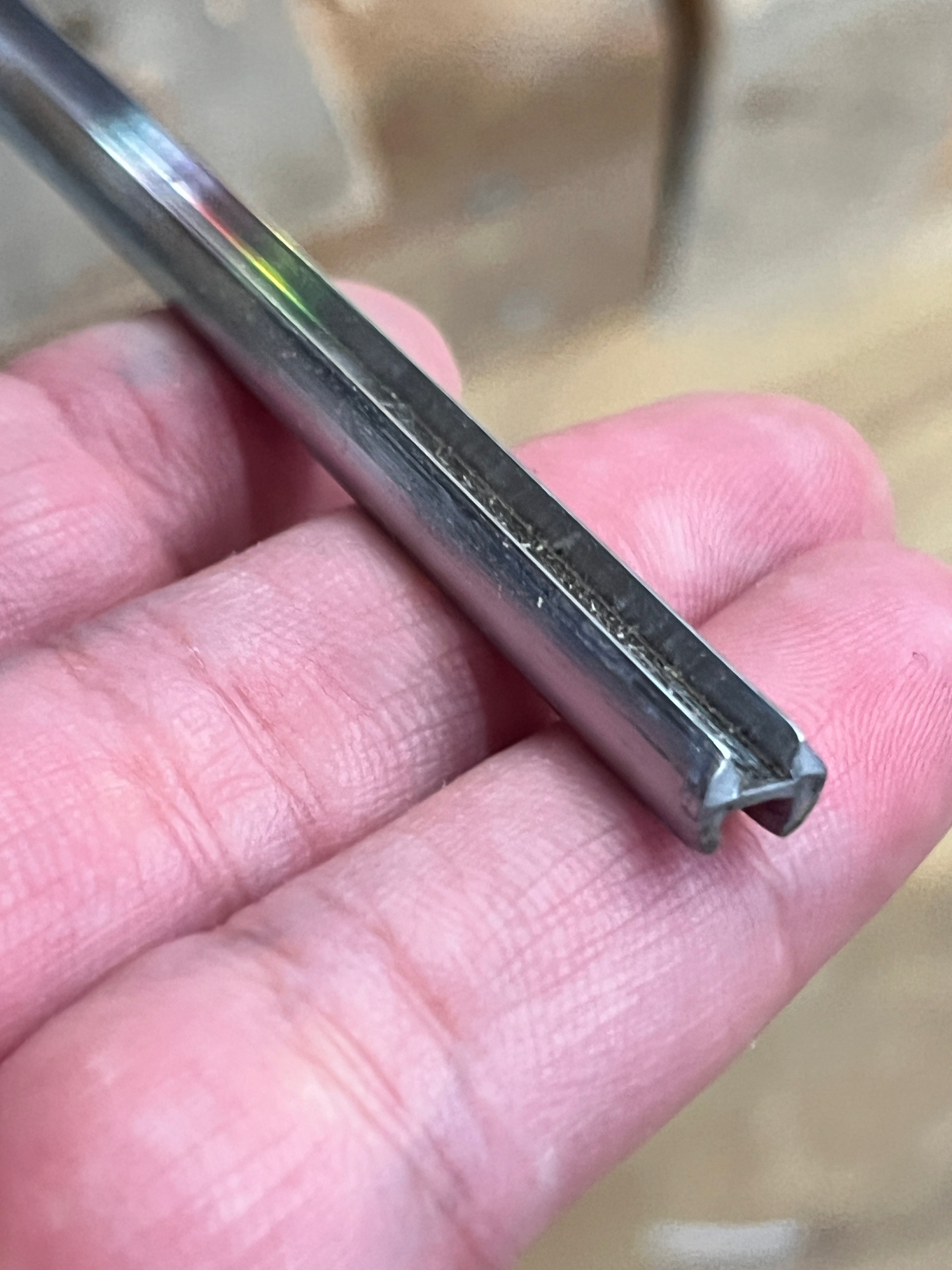 H-Round Lead Came CAS RH7 1/4 x 3/16 in.