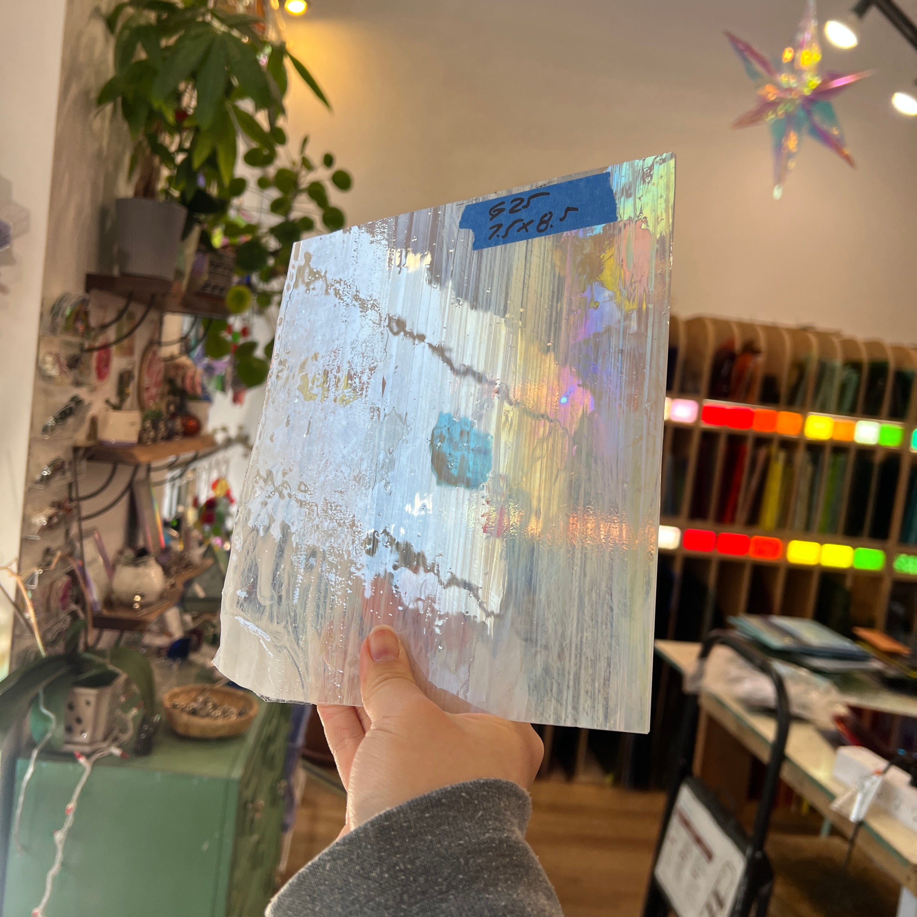 Mother of Pearl - Patreon Vault Sheet Glass Colorado Glassworks 7.5x8.5in (ARM-19912237)