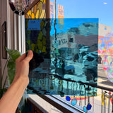 Steel Blue Waterglass Spectrum Sheet Glass Colorado Glassworks