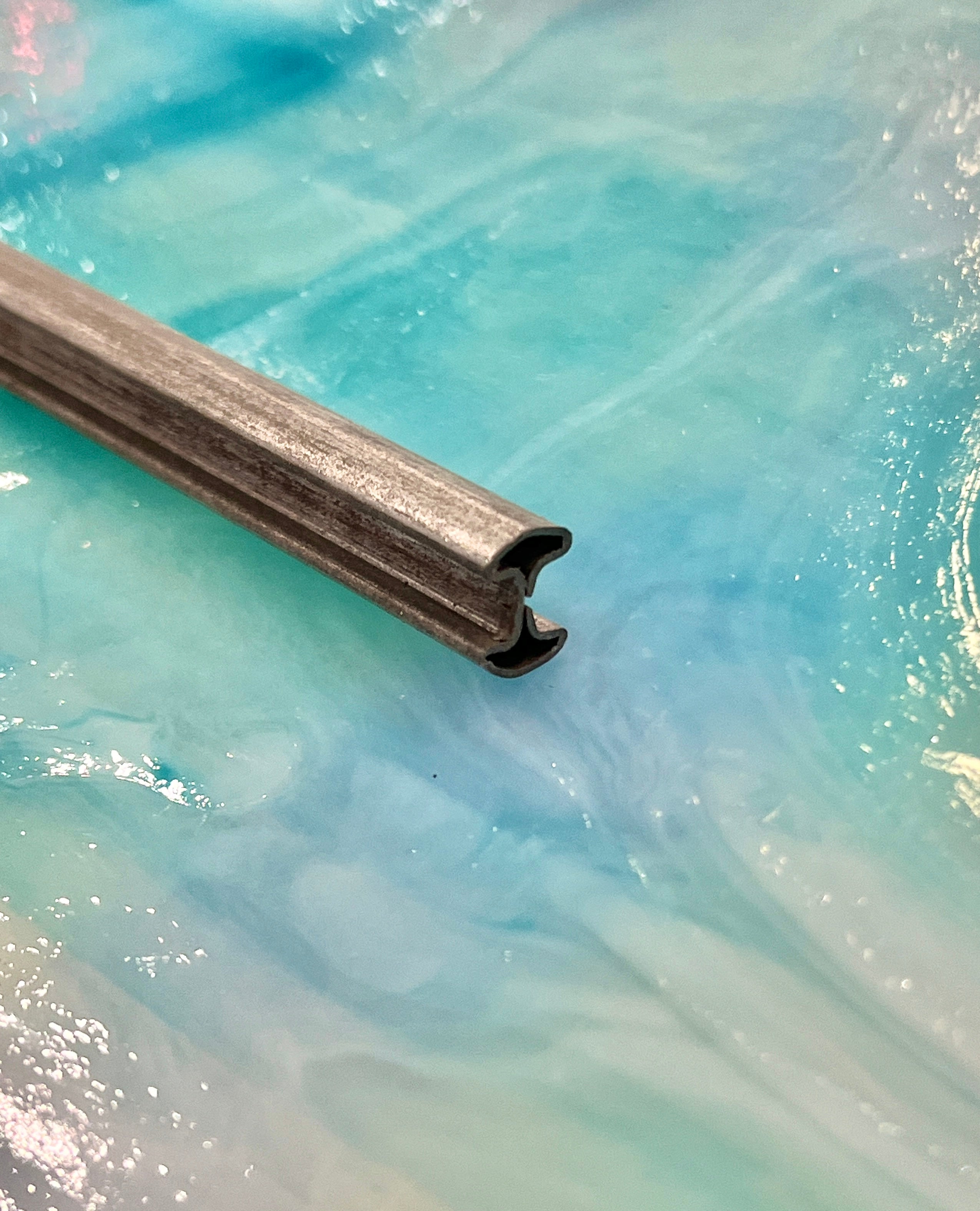 3/16 in. H-Round Zinc Came (sub for CHI 2551) Tools Colorado Glassworks   
