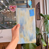 Blue Gray Wispy Kokomo Sheet Glass Colorado Glassworks