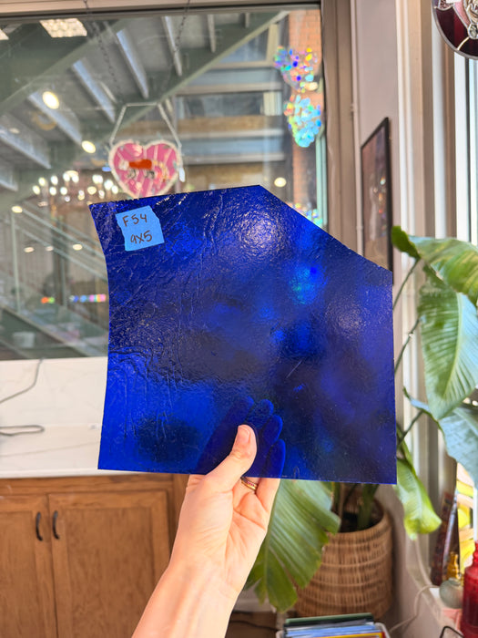 Cobalt Blue Transparent Kokomo Sheet Glass Colorado Glassworks