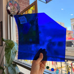 Cobalt Blue Transparent Kokomo Sheet Glass Colorado Glassworks
