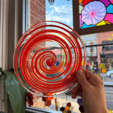 Neon Naruto Swirl Mouth Blown Rondel