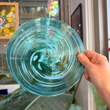 Sea Stone Swirl Mouth Blown Rondel