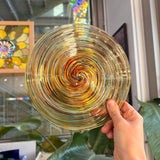 Autumn Aura Mouth Blown Rondel