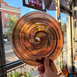Strawberry and Straw Mouth Blown Rondel