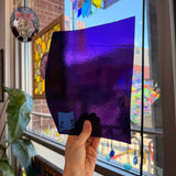 Dark Purple Transparent Kokomo Sheet Glass Colorado Glassworks