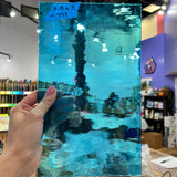 Sky Blue Waterglass Oceanside Fusible 96 COE (OGT 533.1WF) Sheet Glass Colorado Glassworks