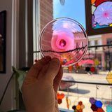 3.75 in. Gold Pink Rondel