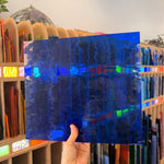 Dark Blue Waterglass Oceanside Fusible 96 COE (136WF) Sheet Glass Colorado Glassworks