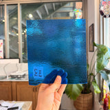 Dark Blue Transparent Bullseye Fusible 90 COE Sheet Glass Colorado Glassworks