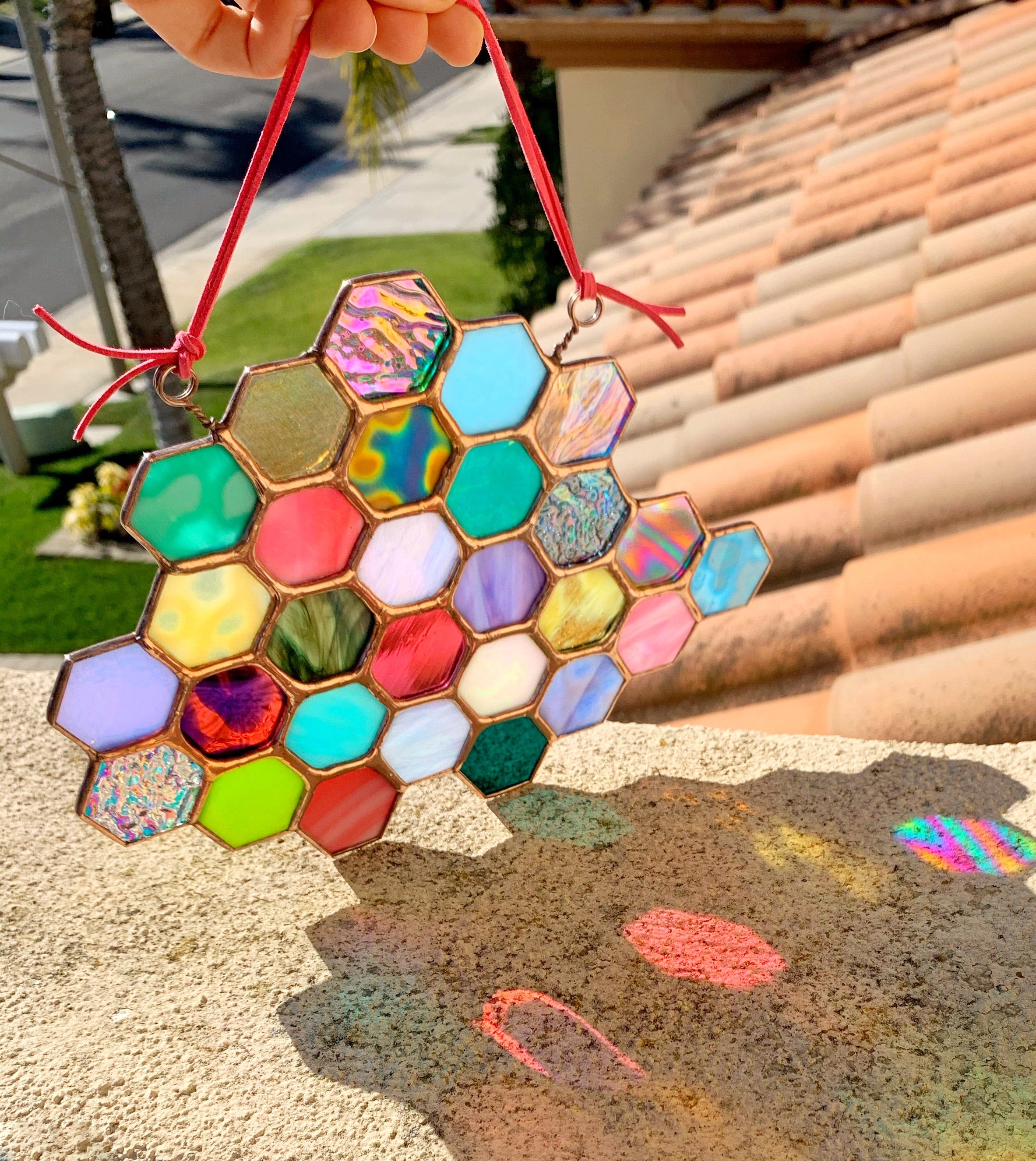 Made To Order Honeycomb Suncatcher