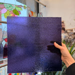 Transparent Violet Purple Dew Drop Wissmach (311V) Sheet Glass Unknown