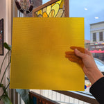 Dandelion Transparent Cube (WI 31 CUBE) Sheet Glass Colorado Glass Works