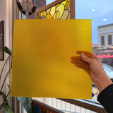 Dandelion Transparent Cube (WI 31 CUBE) Sheet Glass Colorado Glass Works