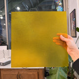 Dandelion Transparent Cube (WI 31 CUBE) Sheet Glass Colorado Glass Works