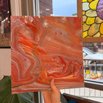 Iridescent Terracotta Mixed Sheet Glass Colorado Glassworks