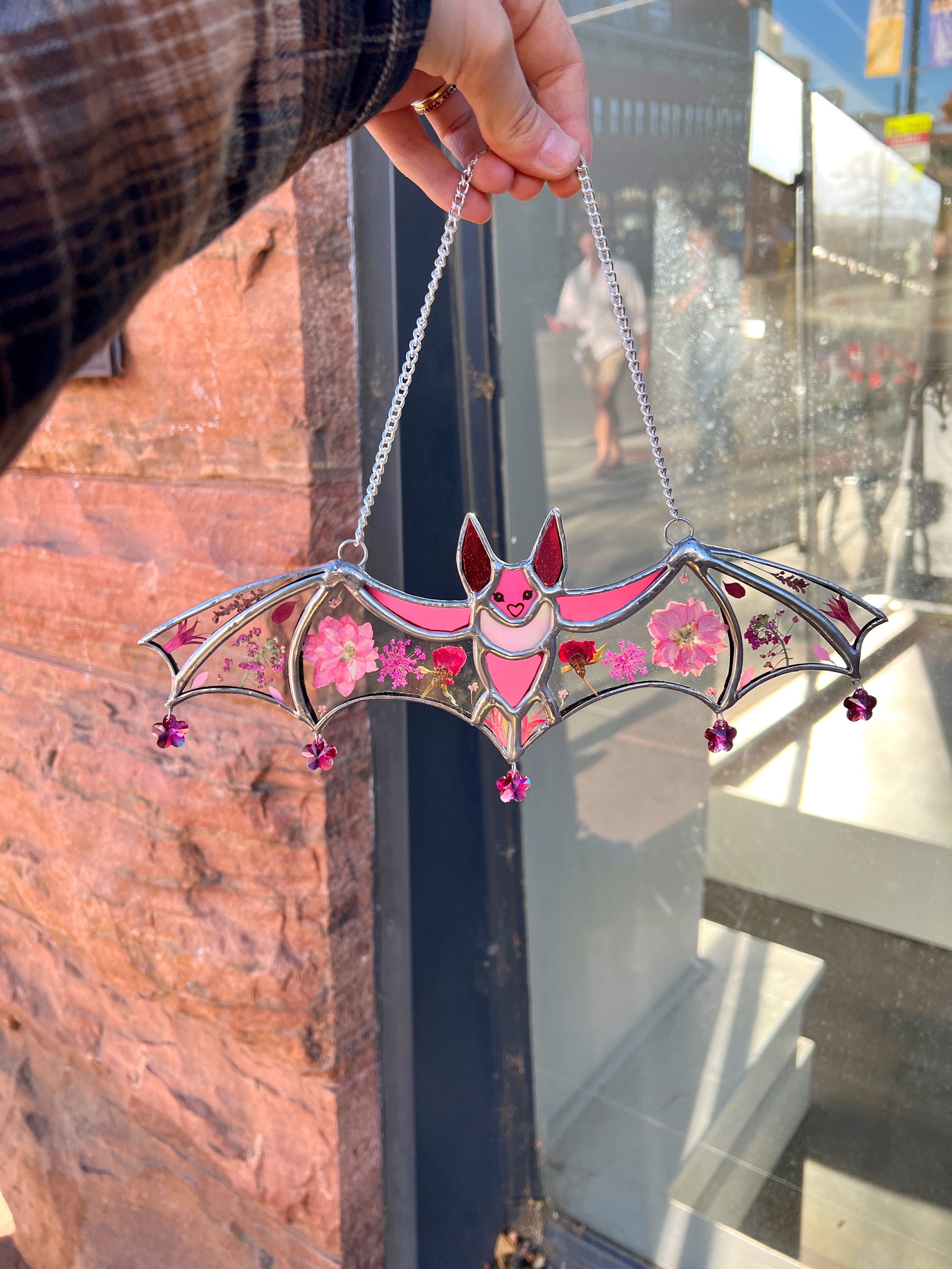 Lola Bat - Digital Stained Glass Pattern Tools Colorado Glass Works