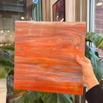 Iridescent Terracotta Mixed Sheet Glass Colorado Glassworks