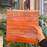 Iridescent Terracotta Mixed Sheet Glass Colorado Glassworks
