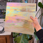 Amber Gold Iridescent Wissmach Sheet Glass Colorado Glass Works