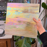 Amber Gold Iridescent Wissmach Sheet Glass Colorado Glass Works