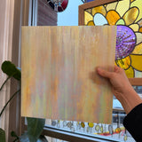 Amber Gold Iridescent Wissmach Sheet Glass Colorado Glass Works
