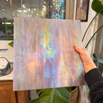 Mauve Iridescent Wispy Swirl Wissmach (WI 266LIR) Sheet Glass Colorado Glass Works