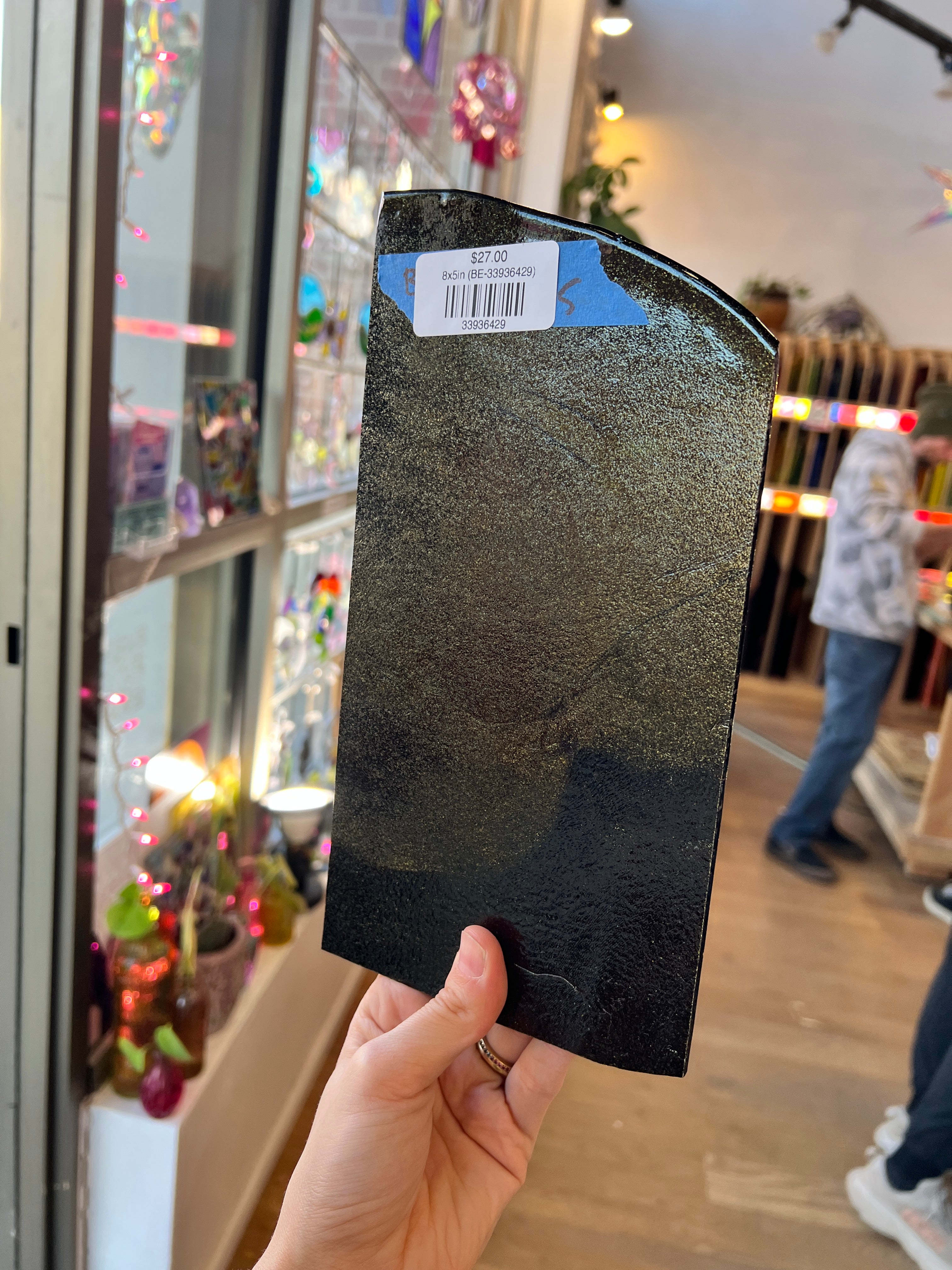 Bronze Aventurine Bullseye Fusible 90 COE Sheet Glass Colorado Glassworks