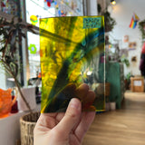 Rainbow Swirl Mouth Blown Lamberts Sheet Glass Colorado Glassworks   