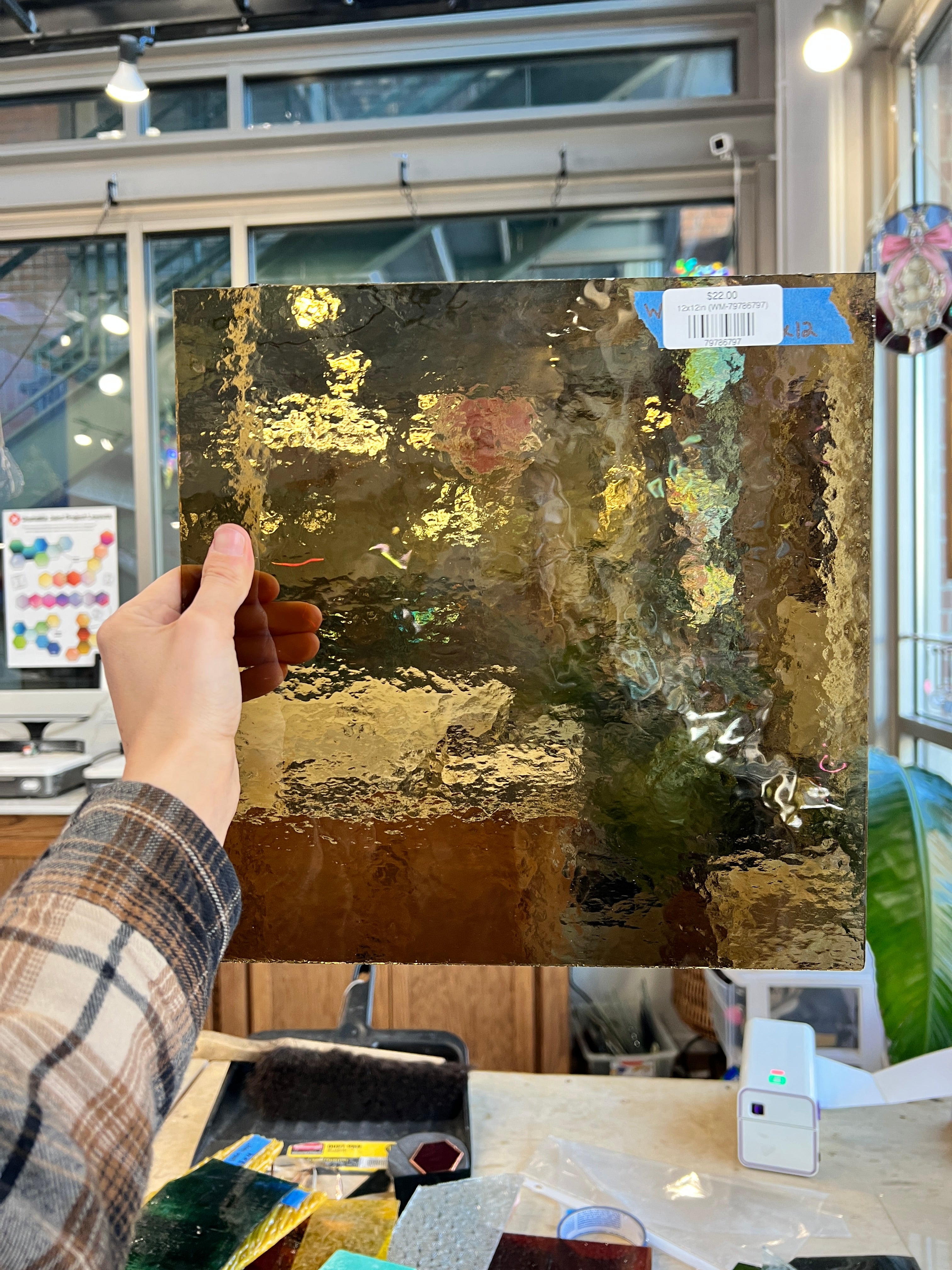 Dark Brown Warm Wissmach Sheet Glass Colorado Glassworks