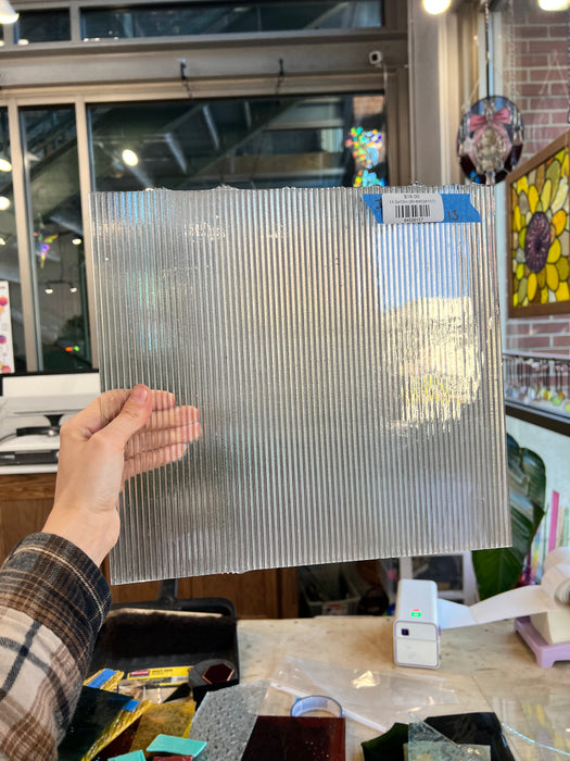 Reeded Clear Industrial Sheet Glass Colorado Glassworks