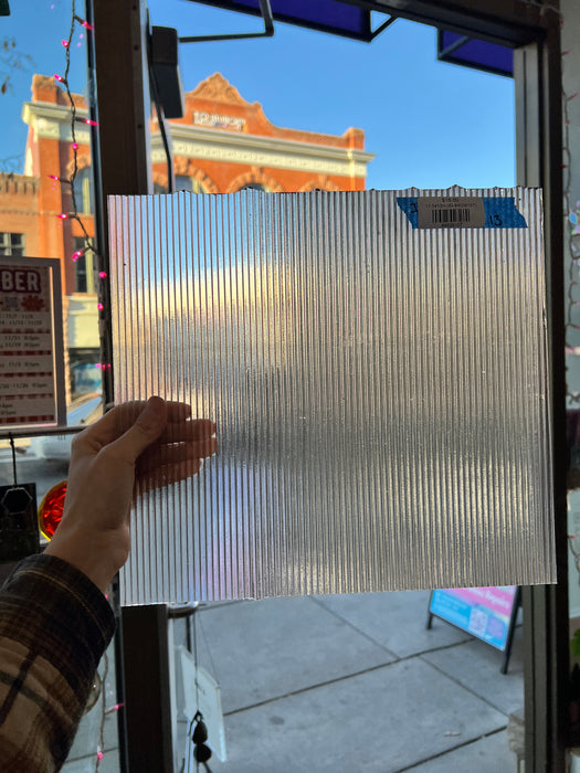 Reeded Clear Industrial Sheet Glass Colorado Glassworks