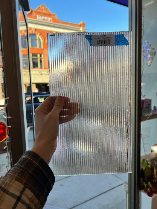 Reeded Clear Industrial Sheet Glass Colorado Glassworks
