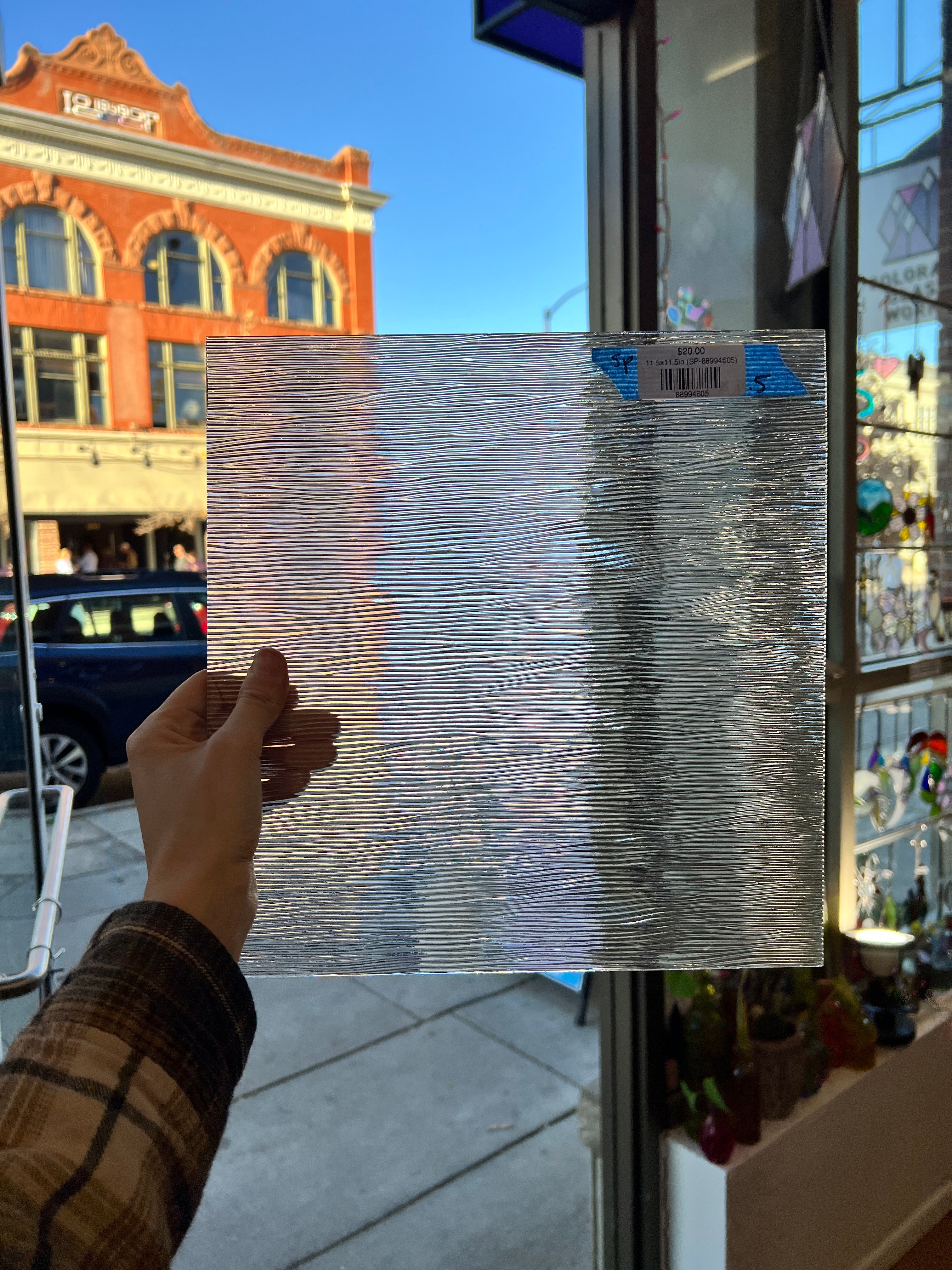 Clear Chord Transparent Spectrum Sheet Glass Colorado Glassworks