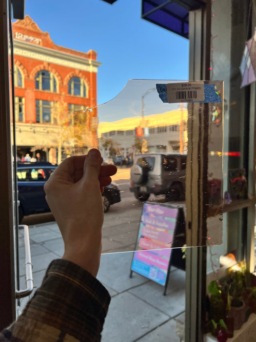 Champagne Transparent German New Antique Sheet Glass Spectrum