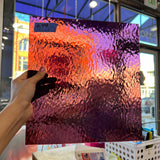 Light Purple Rough Rolled Oceanside Fusible 96 COE (142RR-F) Sheet Glass Colorado Glassworks