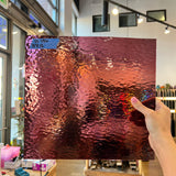 Light Purple Rough Rolled Oceanside Fusible 96 COE (142RR-F) Sheet Glass Colorado Glassworks