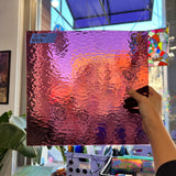 Light Purple Rough Rolled Oceanside Fusible 96 COE (142RR-F) Sheet Glass Colorado Glassworks